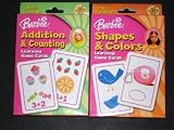 BARBIE LEARNING CAME CARDS **2 PACK** ADDITION & COUNTING - SHAPES & COLORS