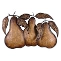 Three Pears Wall Art - Tan