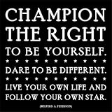 Champion The Right To Be - Wilfred Peterson Black and White Magnet