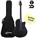 Ovation Elite 1778TX-5 ,Black Textured Finish, Acoustic-Electric GuitarVault Package with Gig Bag and Accessory Pack