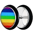 0 Gauge Rainbow Flag Cheater Plug