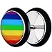 0 Gauge Rainbow Flag Cheater Plug