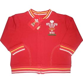 Welsh Rugby Union Long Sleeved Jacket (Red,18 to 23 months)
