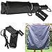 TravelZen Adventurer's Umbrella, Unique Compact Auto Open Close Travel Umbrella plus Waterproof Tarp, In Easy Carry Pouch w Carabiner and Ergonomic Slip Resistant Handle