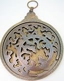 LARGE 12in Brass Antiqued Reproductin ASTROLABE Over 10 lbs FREE SHIP By Canyon Gold