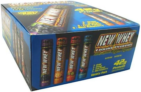 New Whey Nutrition New Whey Liquid Protein - Variety Pack - 12 (3.8 fl oz) tubes