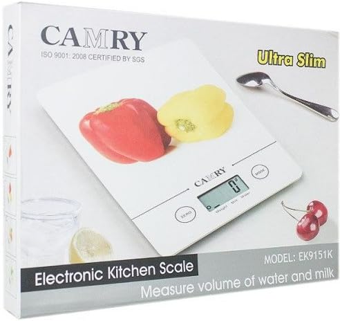 CAMRY ULTRA SLIM ELECTRONIC KITCHEN SCALE 0.1g ACCURACY 500g CAPACITY