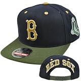 MLB American Needle Blockhead Earthtone Cap Hat Wool Snapback Boston Red Sox