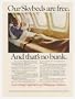 1985 Philippine Airlines Our Skybeds are Free Print Ad (22835)