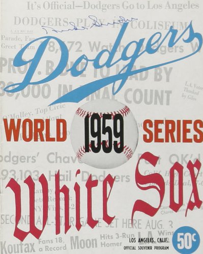 1959 World Series Poster - Los Angeles Dodgers vs. Chicago White Sox
