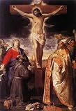 6 x 4 Greeting Card Carracci Annibale Crucifixion