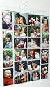 Thinking Gifts Picture Pockets Photo Hanging Display, 40 photos in 20 pockets, Large, Clear, 1 unit (PPL )