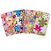 Funky Bright Flower Flat Clutch Opera Wallet -- Several Color Options