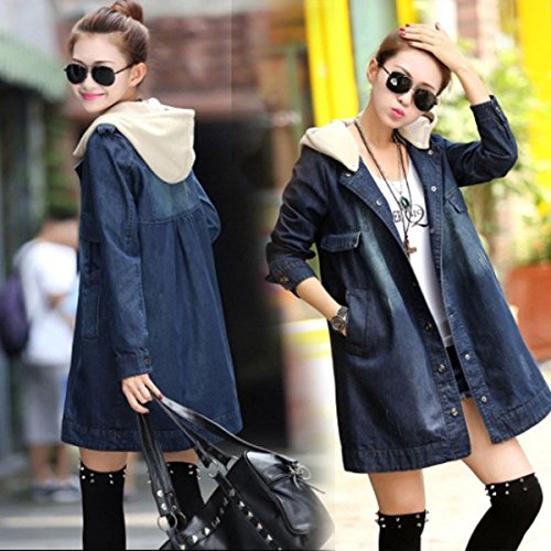 デニム・フード付コート