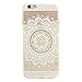 iPhone 6 Case, iPhone 6s Case, JAHOLAN TPU Silicone Gel Soft Bumper Clear Case Cover for Iphone 6 6S (Henna Series Million Spent Ethnic Tribal)