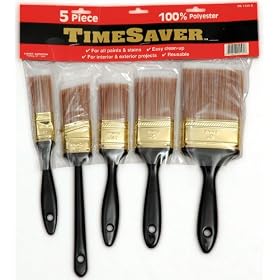 Linzer PA-1125S 5-Piece Time Saver Better Quality Polyester Brush Set by Linzer