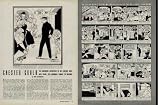 CHESTER GOULD - The Harrowing Adventures of his Cartoon Hero, DICK TRACY, give vicarious thrills to millions. by John Bainbridge. ..... 1944 LIFE Magazine Article, A4973A.
