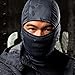 Yoyorule Camouflage Army Cycling Motorcycle Cap Balaclava Hats Full Face Mask (Black)