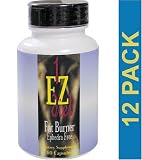 Fat Burner, 1-EZ Diet, Maximum International, 60 Capsules, Ephedra Free, 12 bottles