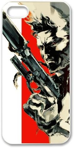 Game "Metal Gear Solid" Hard Case Cover Skin for Apple iPhone 5/5s- 1 Pack - Black/White - 4- Perfect Gift for Christmas