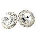 Classic Clear Swarovski 15mm Crystal Center Post Earrings Fashion Jewelry