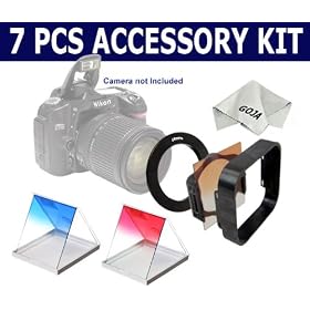 7 Pcs Kit for Cokin P Series System (58MM), Includes: Square Filter Adapter Ring + 1... by Goja