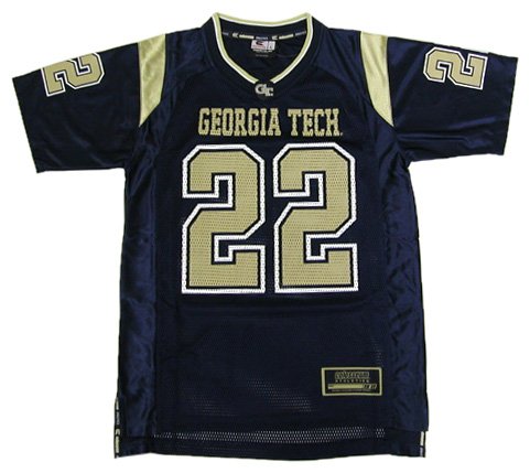 Buy Georgia Tech Yellowjackets Mens Rivalry Printed Football Jersey by Colosseum Athletics