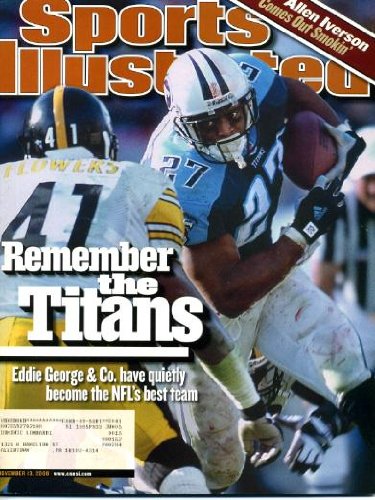 Sports Illustrated November 13 2000 Eddie George/Tennessee Titans Cover, Allen Iverson/Philadelphia 76ers, David Tua vs Lennox Lewis/Boxing, Ken Simonton/Oregon State