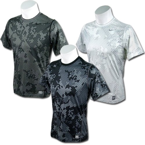 ナイキ【NIKE】ナイキプロ コンバット コア フィッテド S/S カモ トップ 435931 メンズ 2011年秋冬モデル