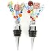 LS Arts 2−pc. Set Glass Beads Bottle Stoppers