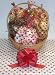 Scott's Cakes Large Tempt Me Valentine Basket Handle Heart Wrapping