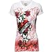 Green Bay Packers Thorny Rose Ladies T-Shirt, Small