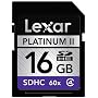 Lexar Platinum II 16 GB 60x Class 4 SDHC Flash Memory Card LSD16GBSBNA060
