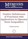 Positive definiteness of functions with applications to operator norm inequalities