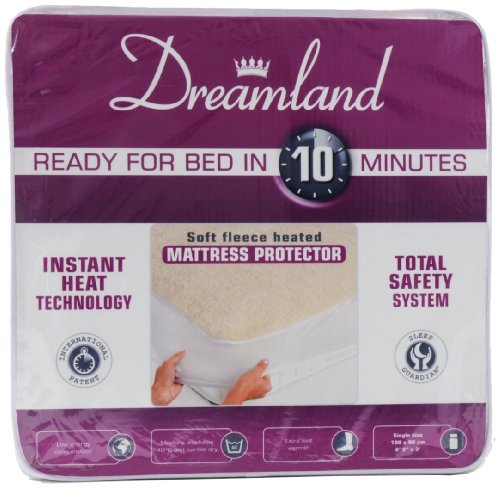Dreamland Fleece Mattress Protector Single