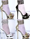 Produkt-Bild: High Heels Plateau Sandalette 15 cm in 3 Farben schwarz weiss gold