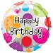 18" Birthday Dots Value Line (1 per package)