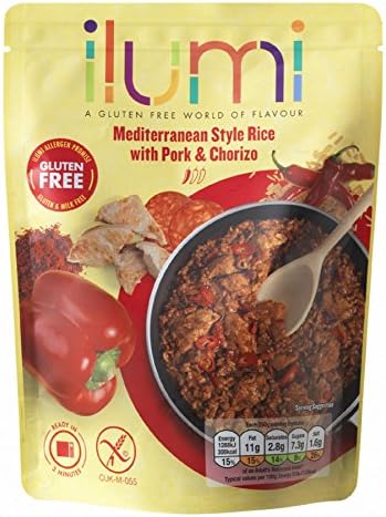 Ilumi Gluten Free Pork & Chorizo Mediterranean Rice 250g