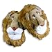 Padders Inc - Infant and Toddler Boys Lion Slippers, Cinnamon, Tan