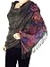 Woven Kashmir India Shawl Warm Luxury Ethnic Boiled Wool Meditation Wrap Stole