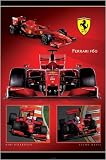 Ferrari F60 - Formula 1 Poster (Kimi Raikkonen, Felipe Massa) (Size: 24