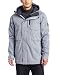 BONFIRE Men's Arc Jacket Ski & Snowboard Jacket,SILVER/BLACK,Extra Large