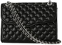 Hot Sale Rebecca Minkoff Affair-Diamond Quilt and Stud H332E001 Shoulder Bag,Black,One Size
