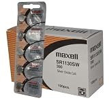 100 pc Maxell SR1130SW SR54 390 V390 Silver Oxide Watch Battery