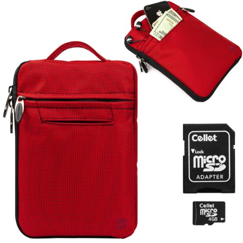Red Mighty Nylon Jacket Slim Compact Protective 