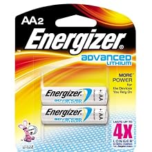 Energizer Advanced Lithium Batteries, AA Size, 2-Count (Pack of 12)