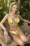 Women's Blue Sky Swimwear 'Tahiti' Ruffle Triangle Top: Swimsuit Top Only