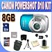 Canon PowerShot D10 12.1 MP Waterproof Digital Camera with 3x Optical Image Stabilized Zoom and 2.5-Inch LCD + 8GB SDHC Memory + Extra Extended Life Battery + SDHC Card Reader + Memory Card Wallet + Shock Proof Case w/Strap + MicroFiber Cleaning Cloth + Mini Tripod + Accessory Saver Bundle!