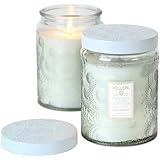 Voluspa French Cade & Lavender Large Glass Jar Candle 100 Hour 16 oz