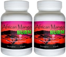 African Mango Burn (2 Bottles) - The Ultimate African Mango Fat Burning Supplement. Pure Irvingia Gabonensis Weight Loss, Appetite Suppressing Diet Pill